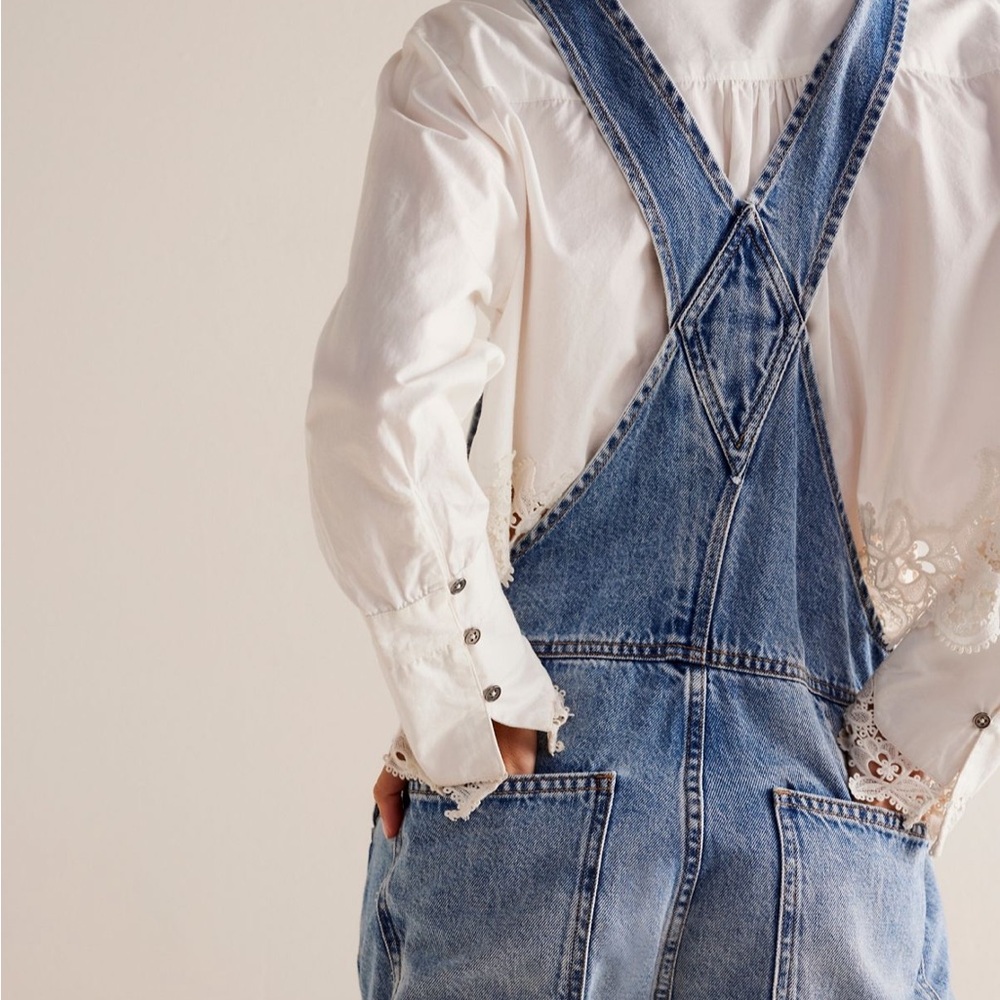 Free People Ziggy Denim Shortall - Picture 2 of 7